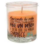 Vela aromática cierra tus ojos, pide un deseo y deja que la magia empiece