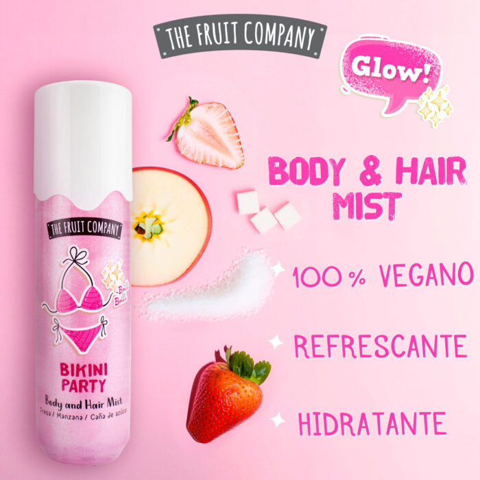 8436559718660 2 b Hair & Body Mist Bikini Party Glitter 200 ml TFC