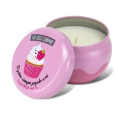 Vela de FRESA y NATA perfumada