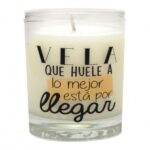 Vela aromática que huele a lo mejor esta por llegar
