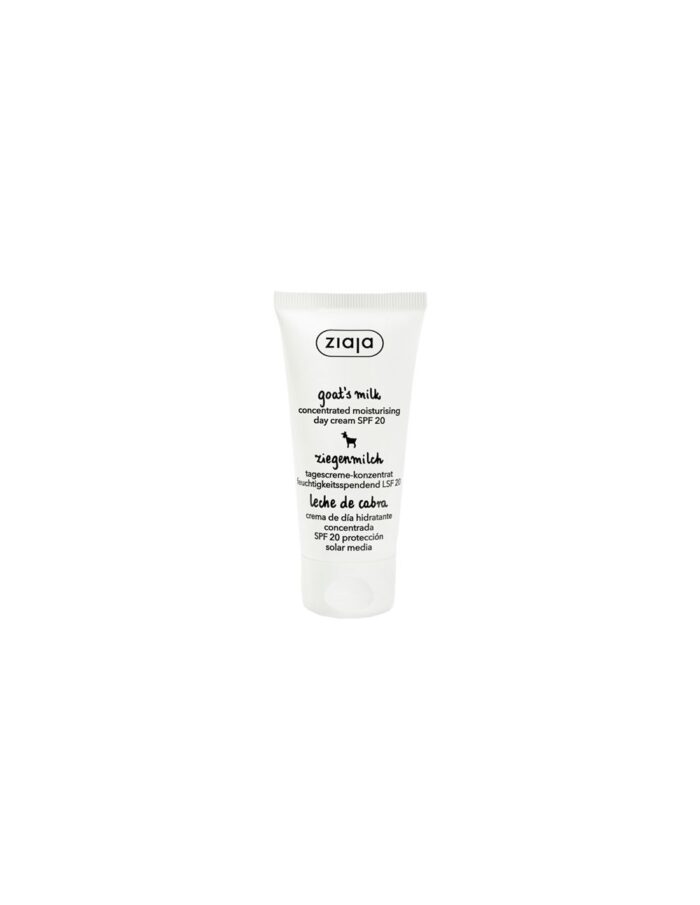 leche de cabra crema de dia hidratante concentrada spf20 LECHE DE CABRA Crema facial hidratante concentrada de día SPF 20
