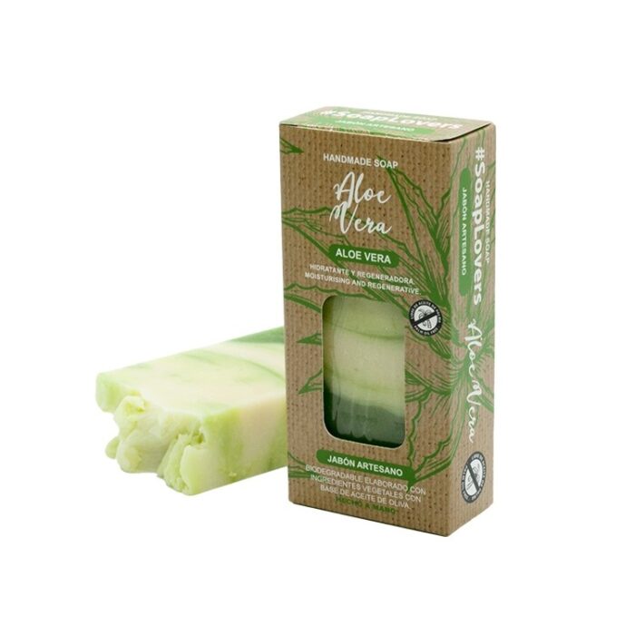 pastilla de jabon aloe vera PASTILLA DE JABÓN DE ALOE VERA