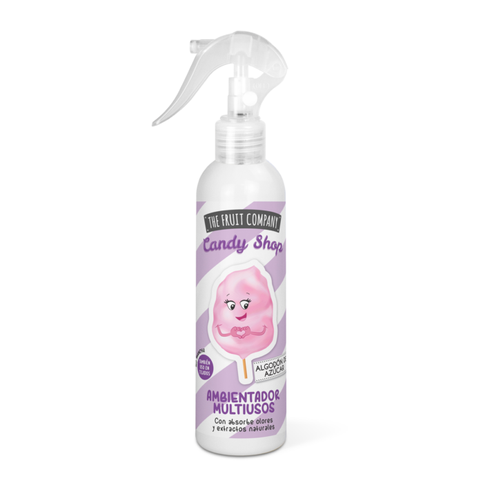 spray ambientador multiusos algodon de azucar candy shop thefruitcompany Spray Hogar Algodón de Azúcar 200 ml Candy TFC