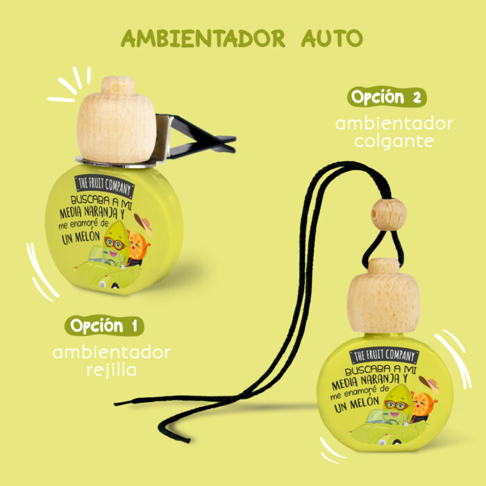 tfc coche melon 2 usos Ambientador Coche Melón TFC