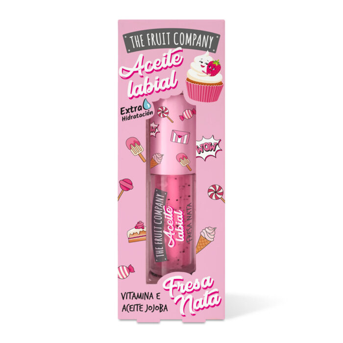 thefruitcompany aceite labial fresa nata frontal Aceite Labial Fresa Nata