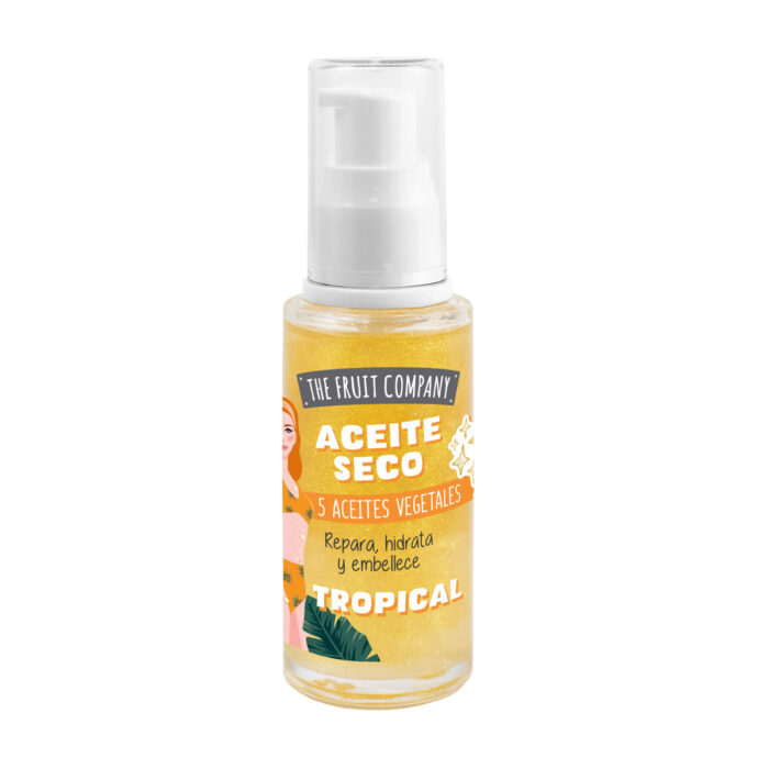 thefruitcompany aceite seco dry oil glitter tropical frasco Dry Oil Glitter Tropical 50 ml TFC