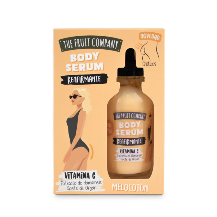 thefruitcompany body serum melocoton caja frontal Body Serum Reafirmante Melocotón 120 ml