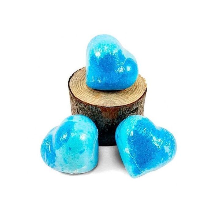 blue diamond corazon Bomba de baño en forma de corazón (Blue Diamond)