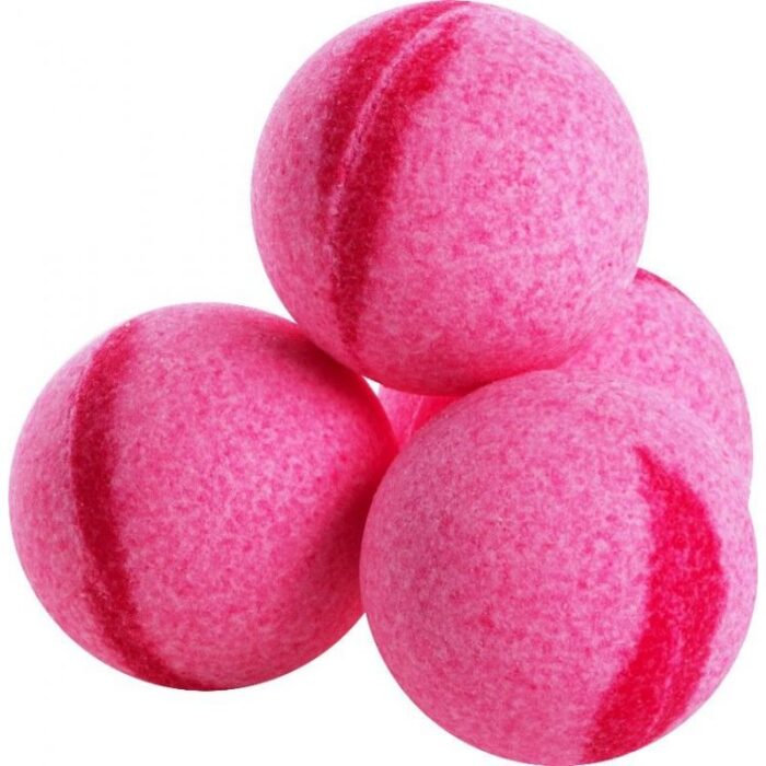 bola de bano frambuesa Bola de baño frambuesa