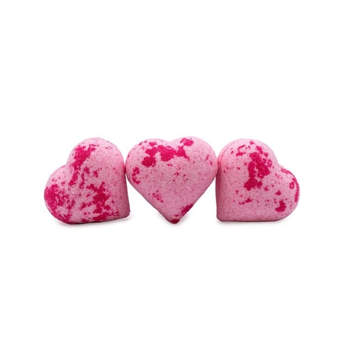 cereza-corazon Bomba de baño en forma de Corazon (Cereza) - Imagen 1