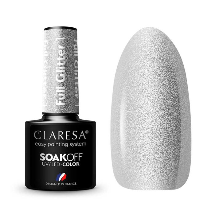 esmalte semipermanente claresa full glitter 01 Esmalte semipermanente Full Glitter Claresa 1