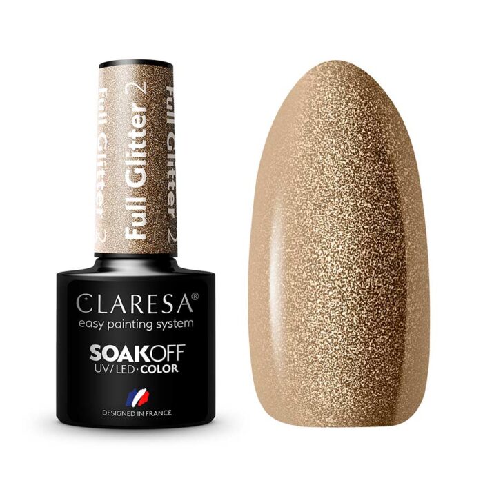 Esmalte semipermanente Full Glitter Claresa 2 - Imagen 1