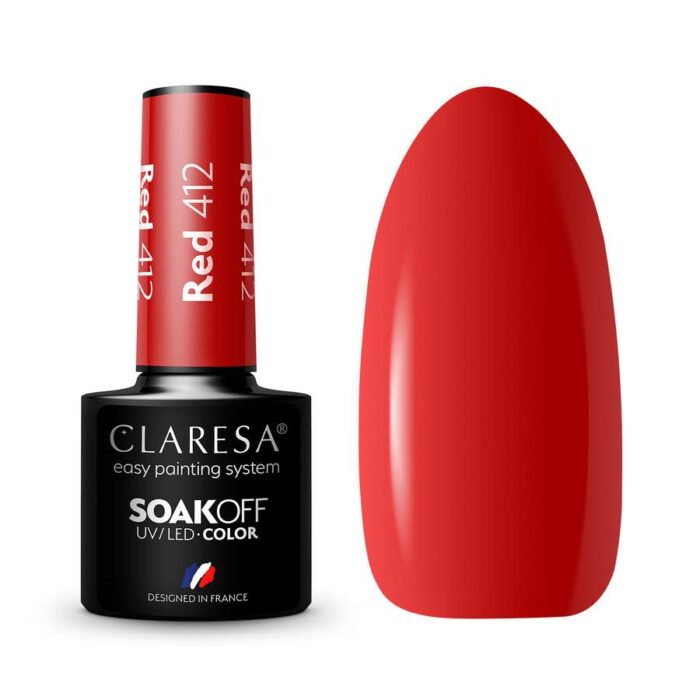 esmalte-semipermanente-claresa-rojo-412 Esmalte semipermanente rojo Claresa 412 - Imagen 1