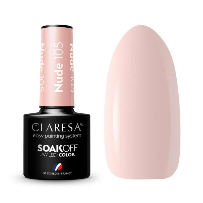 esmalte semipermanente nude claresa 105 aleksandragk Esmalte semipermanente nude Claresa 105