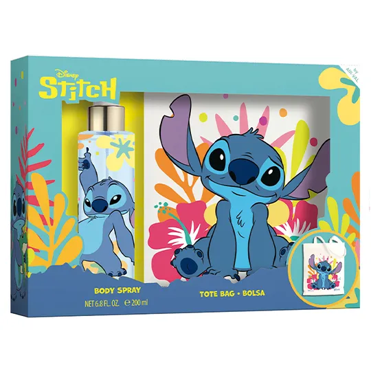 stitch-estuche-colonia-corporal- STITCH ESTUCHE COLONIA CORPORAL Y TOTE BAG - Imagen 1