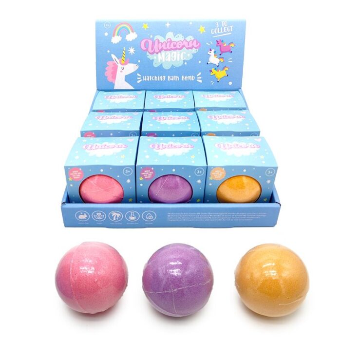 BATH87 001 1716550302 Bomba de Baño CON SORPRESA UNICORNIO MAGICO