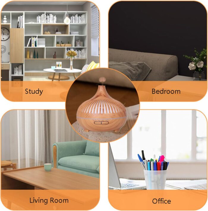 71SjqW0KEkL. AC SL1500 Difusor de Aroma Luz Led Madera Oscura 080