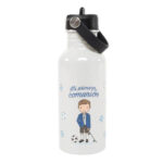 Botella de aluminio 600 ml Mi primera Comunión niño