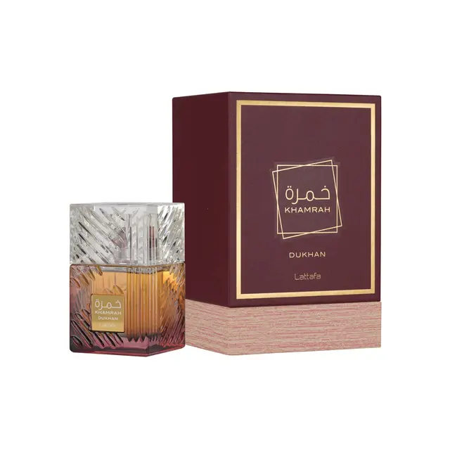 lattafa-khamra-dukhan-edp-men-100ml-1 Perfume Árabe Khamrah DUKHAN Lattafa Perfume Unisex - Imagen 1