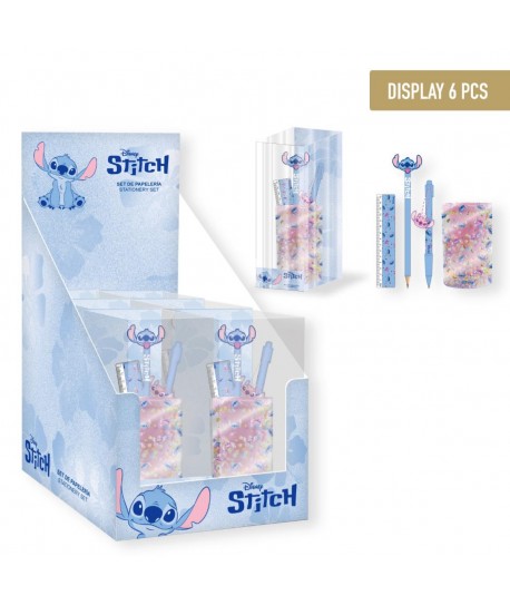 set-de-papeleria-portalapices-stitch-tu-tunica-multicomposition-display Set de papelería portalápices STITCH - Imagen 1
