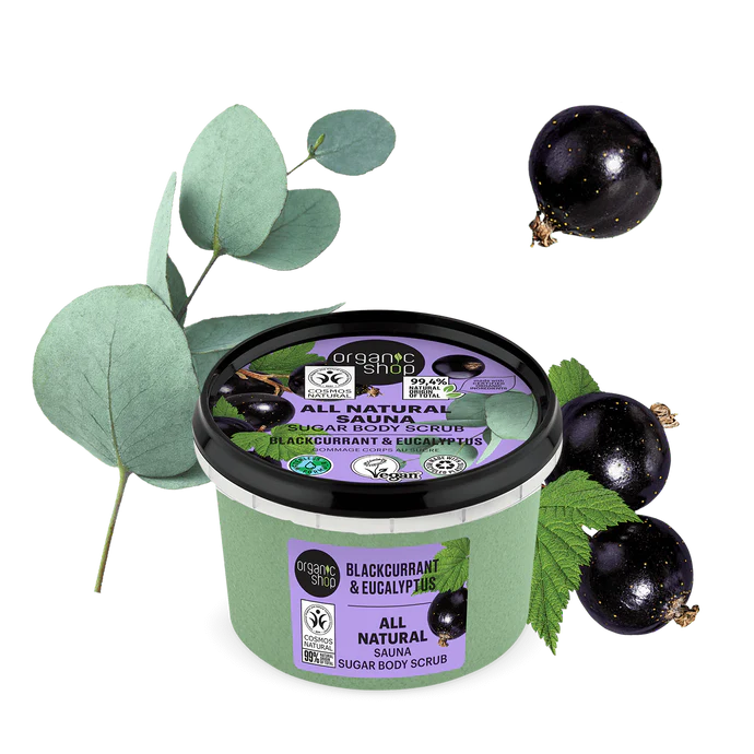 EXFOLIANTE CORPORAL DE EUCALIPTO Y GROSELLA NEGRA - Imagen 1