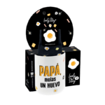 PACK TAZA Y CALCETINES - TAZA PAPÁ, MOLAS UN HUEVO + CALCETINES