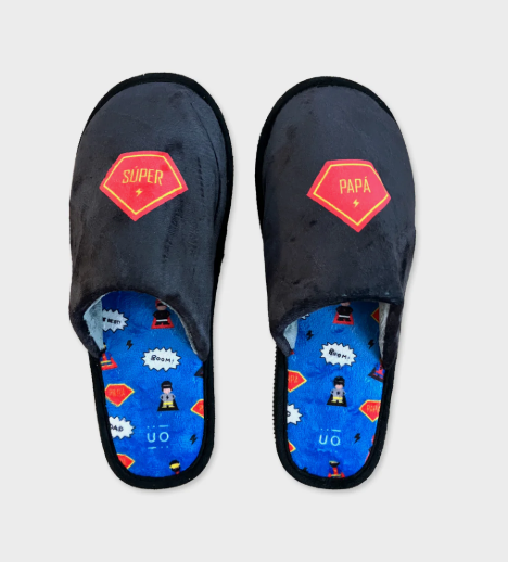 zapatillas super papa Zapatillas "Súper papá" - Imagen 1