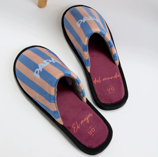 zapillas casa papa Zapatillas "Papá el mejor del mundo" - Imagen 1