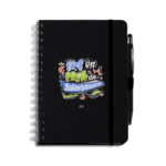 Libreta negra con bolígrafo - Eres un profe de sobresaliente