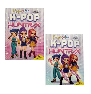 Libros Pegacolor Kpop Huntrix